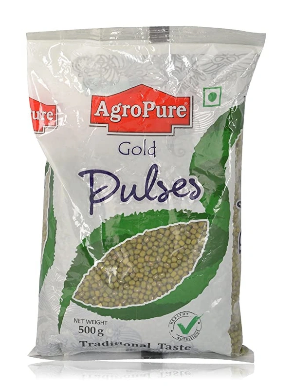 Agro pure moong sabut 500gm