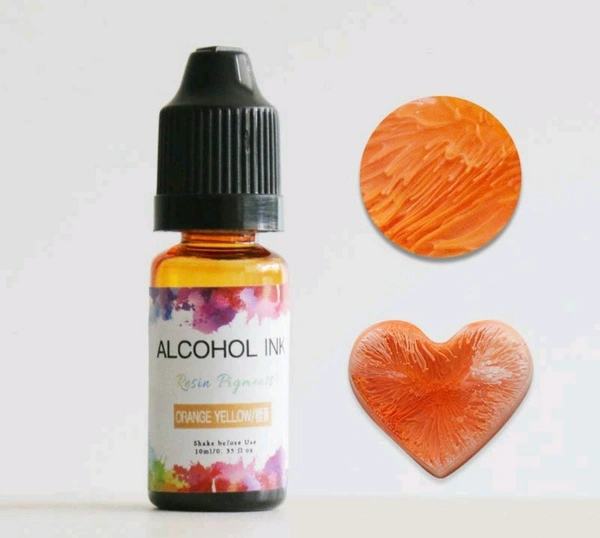 Alcohol Ink - Orange  Yellow - 10ml