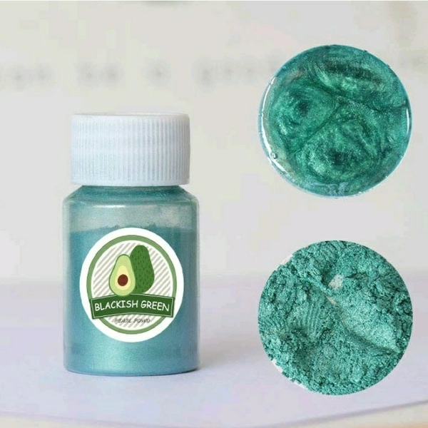 Mica Pearl Powder - Blackis Green - 10gms