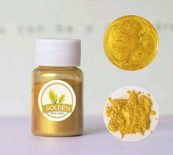 Mica Pearl Powder - Golden - 10gms