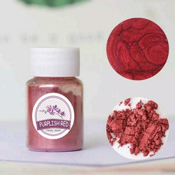 Mica Pearl Powder - Purplish Red - 10gms