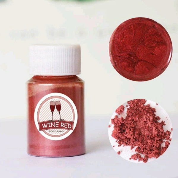 Mica Pearl Powder - Wine Red - 10gms