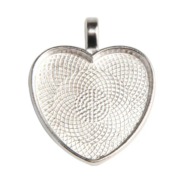 Heart Closed Bezel - Silver - 35mm