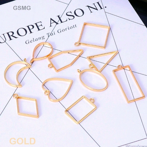 Open Bezels - Gold (10pcs)