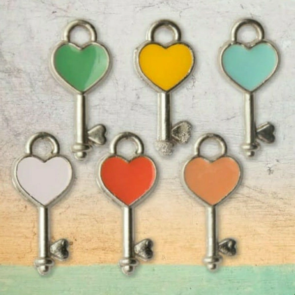 Key Charms - Silver