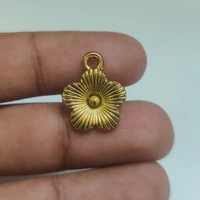Flower Gold Charm 2