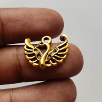 Peacock Gold Charm