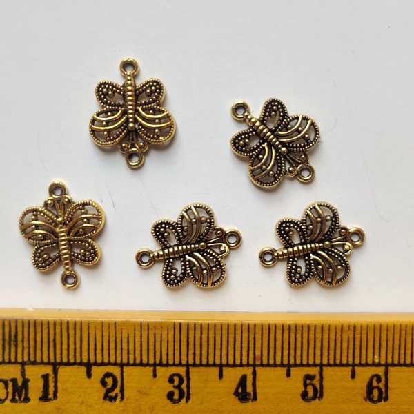 Butterfly Gold Bracelet Charms