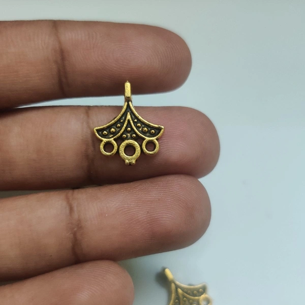 Cone Shape Gold Charm