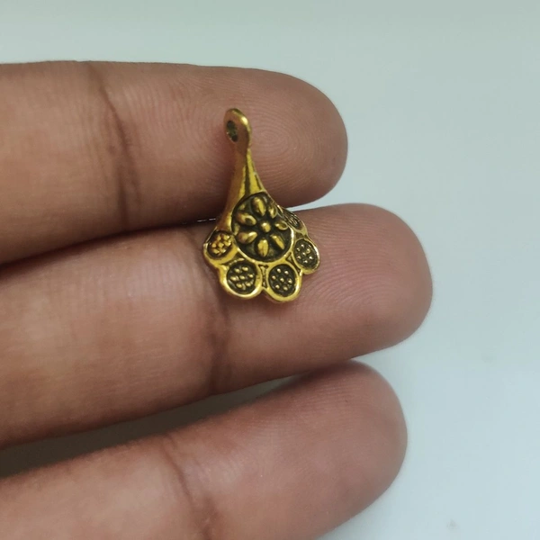 Flower Connector Gold Charm