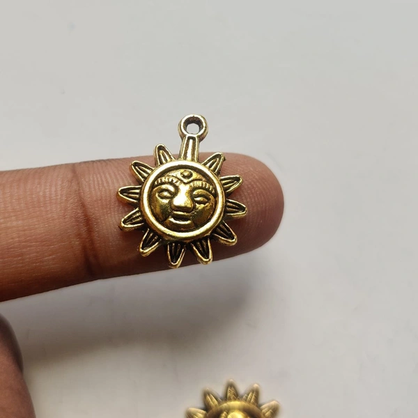 Sun God Gold Charm