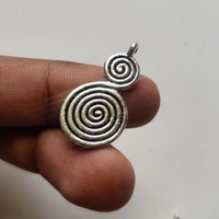 S Design Silver Charm