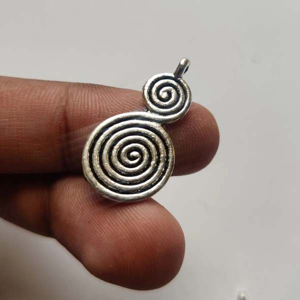 S Design Silver Charm