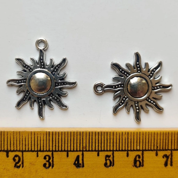 Sun Silver Charm