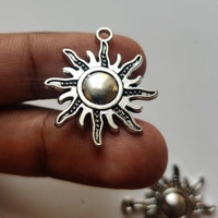 Sun Silver Charm
