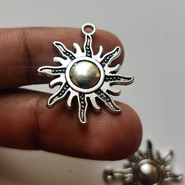 Sun Silver Charm