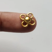 Four Loop Gold Charm