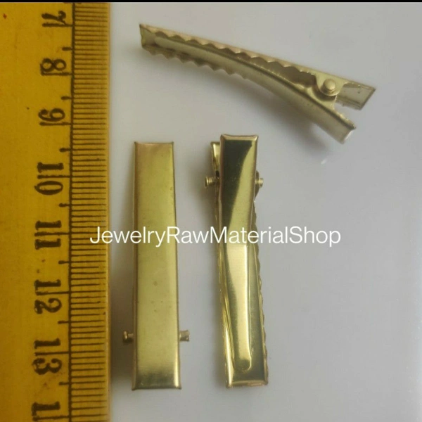Alligator Clip - Gold - 4.5cm