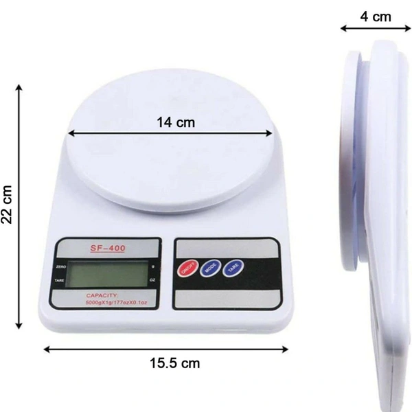 Electronic Weighing Scale Machine (With Free Battery)