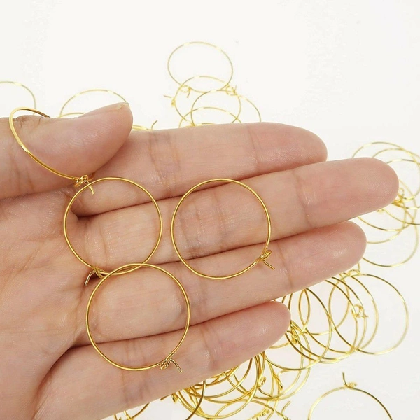 Earrings Hoops - Gold