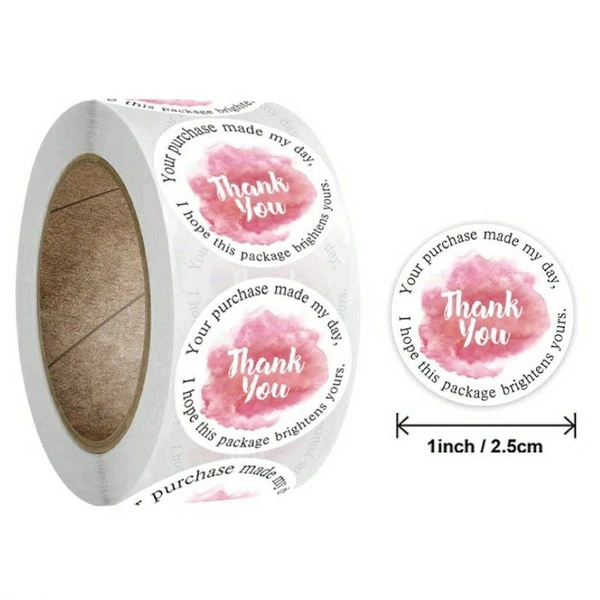 Thank You Stickers 1 (10Pcs) - 1 Inch