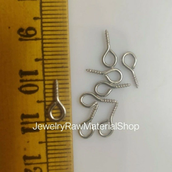 Silver Screw Pins - 1cm