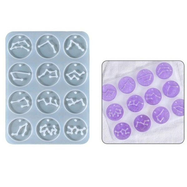 Zodiac Contensellar Mold - Round - 13.5*10cm