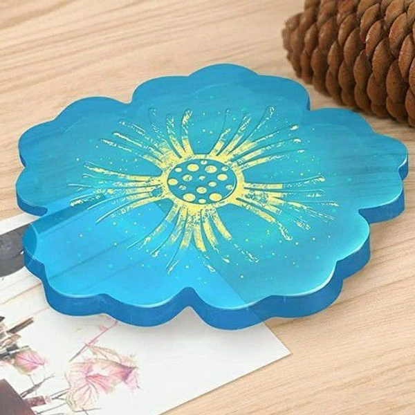 Flower Coaster Mold 1 - 5"