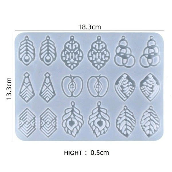 Earrings Mold 2 - 18.3*13.3 cm