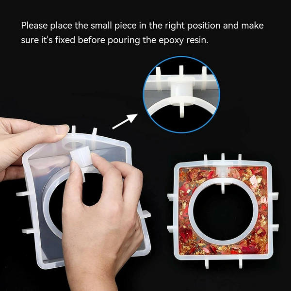 Square Planter Mold - 13.8*13.8 cm