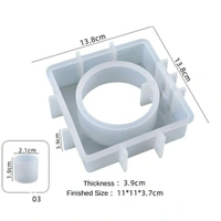 Square Planter Mold - 13.8*13.8 cm