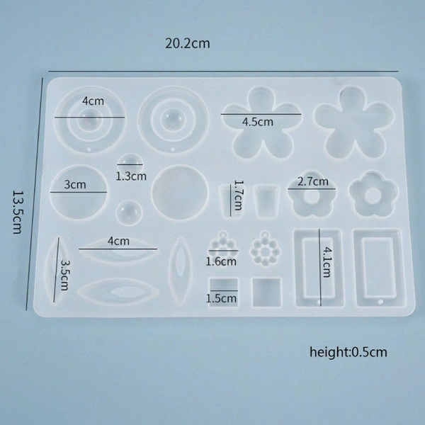 Earrings Mold 3 - 20.2*13.5 cm
