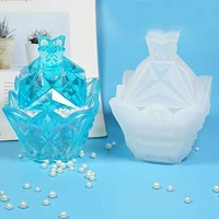Diamond Pyramid Box Mold - Box 7*8.5*4 cm Lid 6.8*6.2 cm