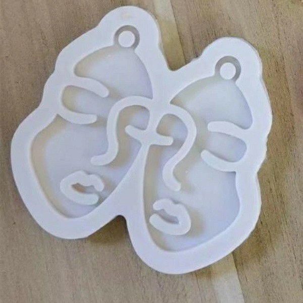 Face Earrings - 1"*0.5"