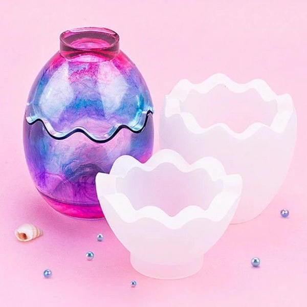 Egg Shape Storage Box - Box 6.5*5.5 Lid 6.5*4.5 cm