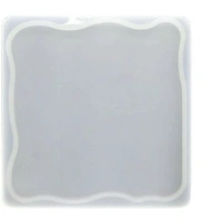 4" Square Zig Zag Coaster - 4 In