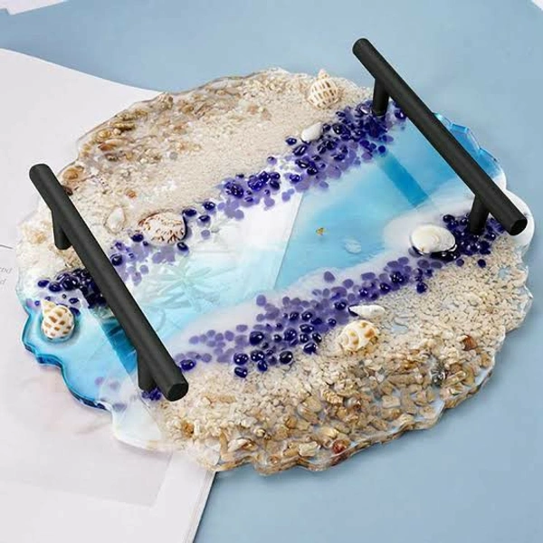 Round Agate Tray / Clock Mold - 10" Depth 1 CM
