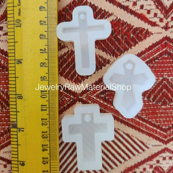 Cross Mold (Set Of Three) - 1.5"*1.25" Depth 5mm