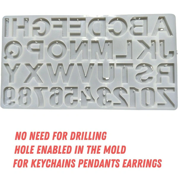 Alphabet Mold With Holes (Reverse) - 35.8*19.4 cm
