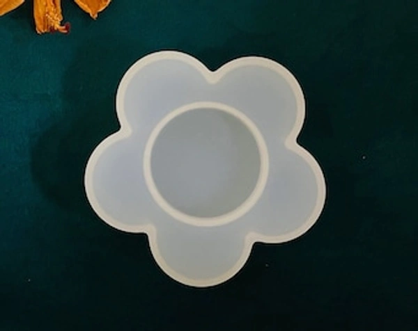 Flower T-Light Holder Mold - 3"*1"
