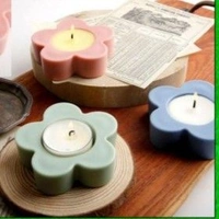 Flower T-Light Holder Mold - 3"*1"