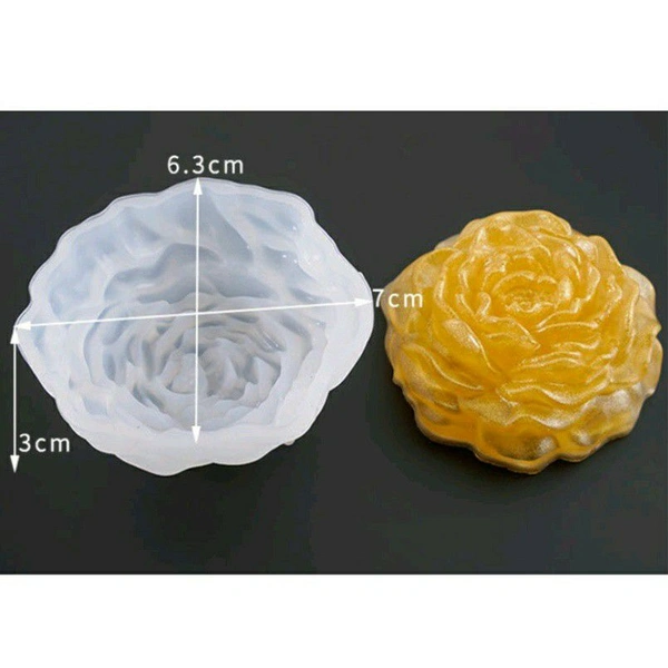 Rose Flower Mold 2 - 7*6.3*3 cm