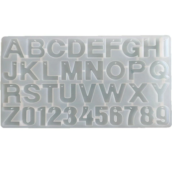 Alphabet Mold With Holes ( Front ) - 14*7.5 In