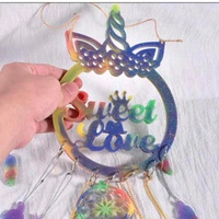 Unicorn Dream Catcher Mold 3 - 21.7*15.7  cm