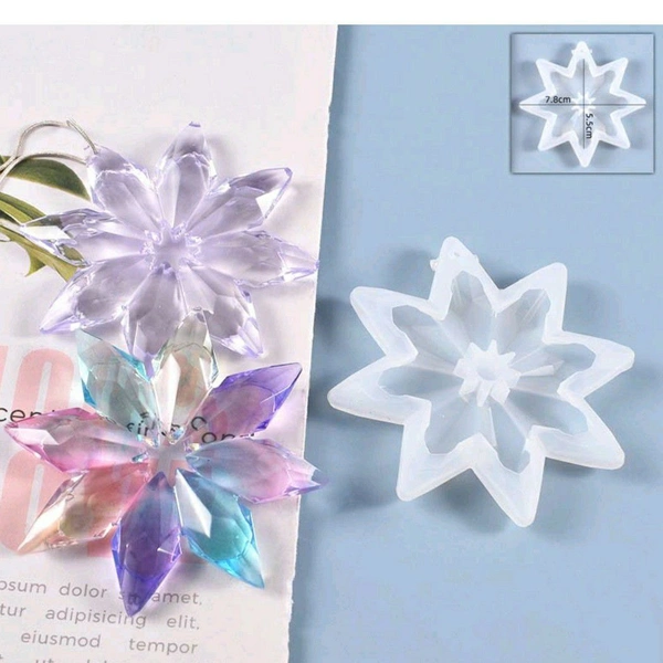 Hanging Flower/Star  Mold - 7.7*5.5 cm