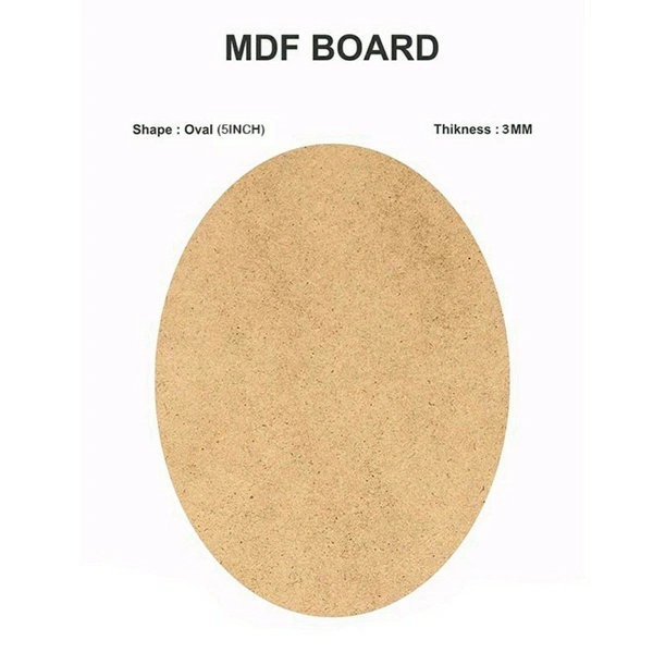Oval 5 Inch MDF - 5In