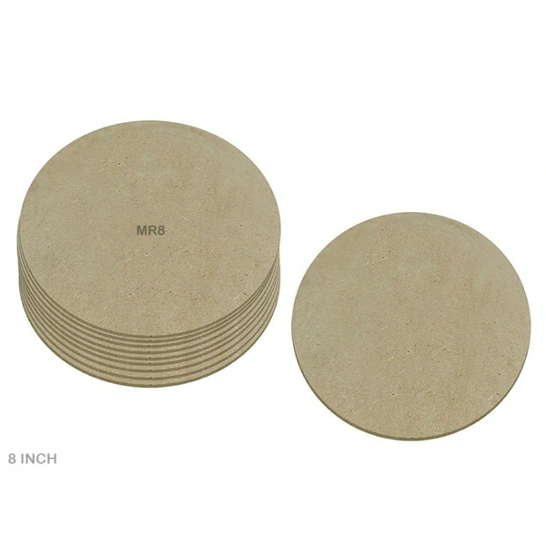 Round 8 Inch MDF - 8In