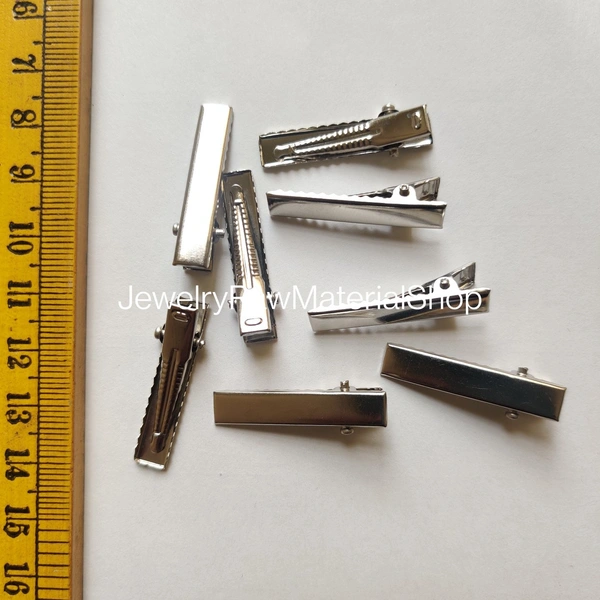 Alligator Clip - Silver - 3cm