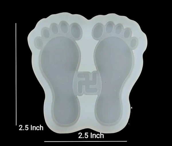 Paduka Mold - 2.5*2.5 In
