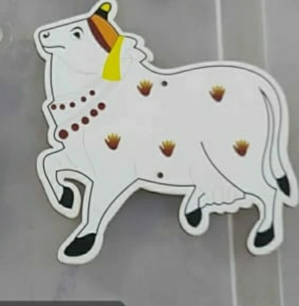 Pichwai Cow MDF - 5"